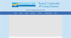 Desktop Screenshot of monarchviewdental.com